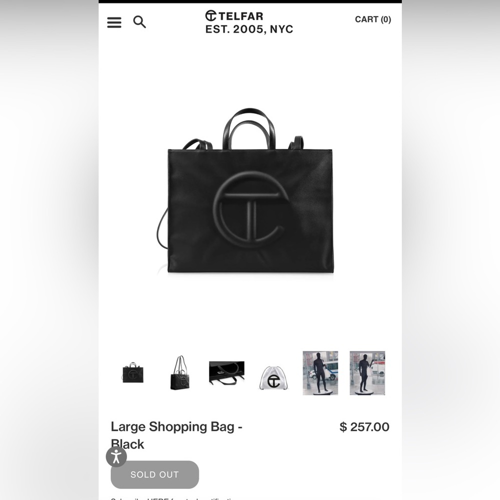 Telfar Large Shopping Bag